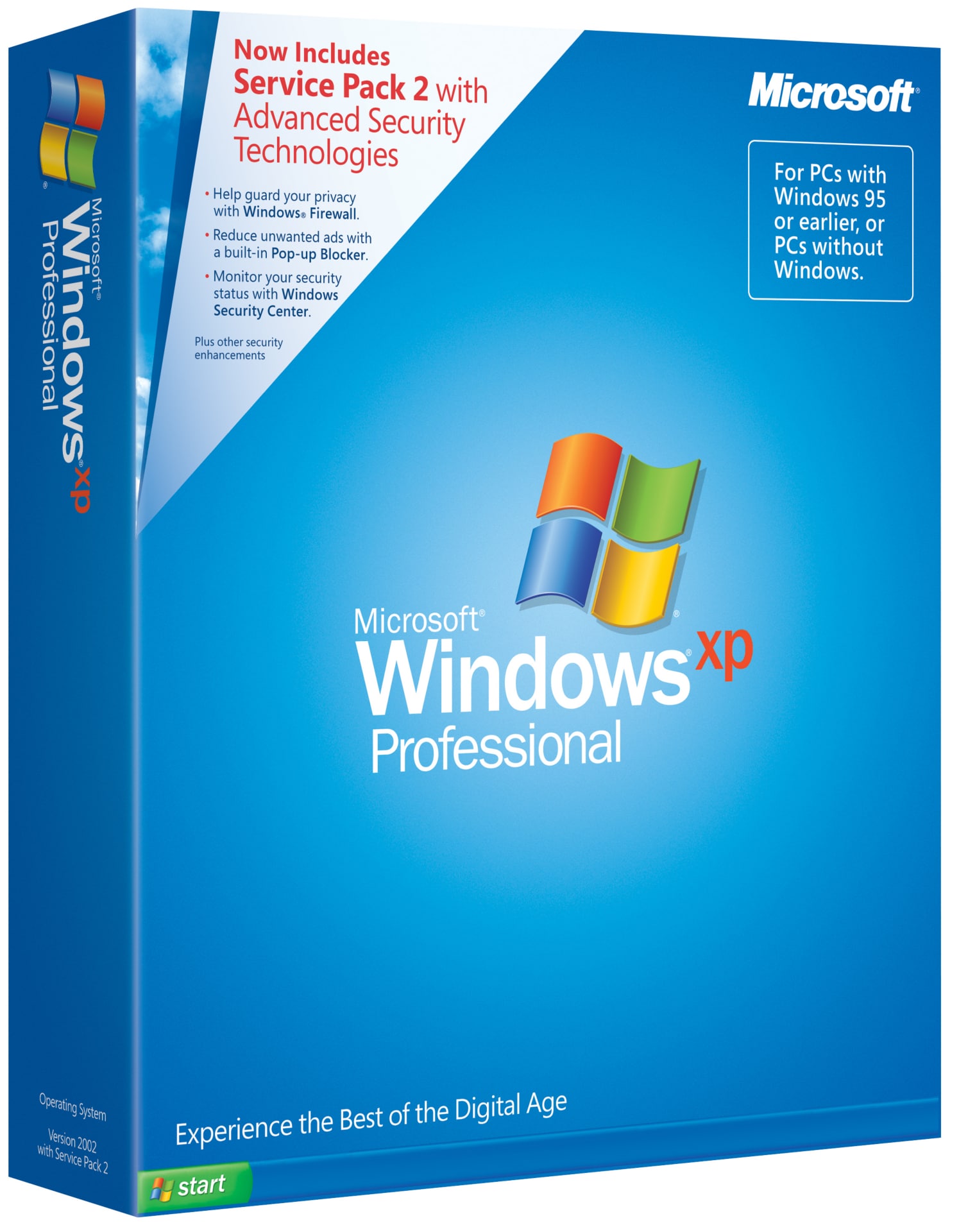 Microsoft Windows XP Professional w/SP2 - complete package