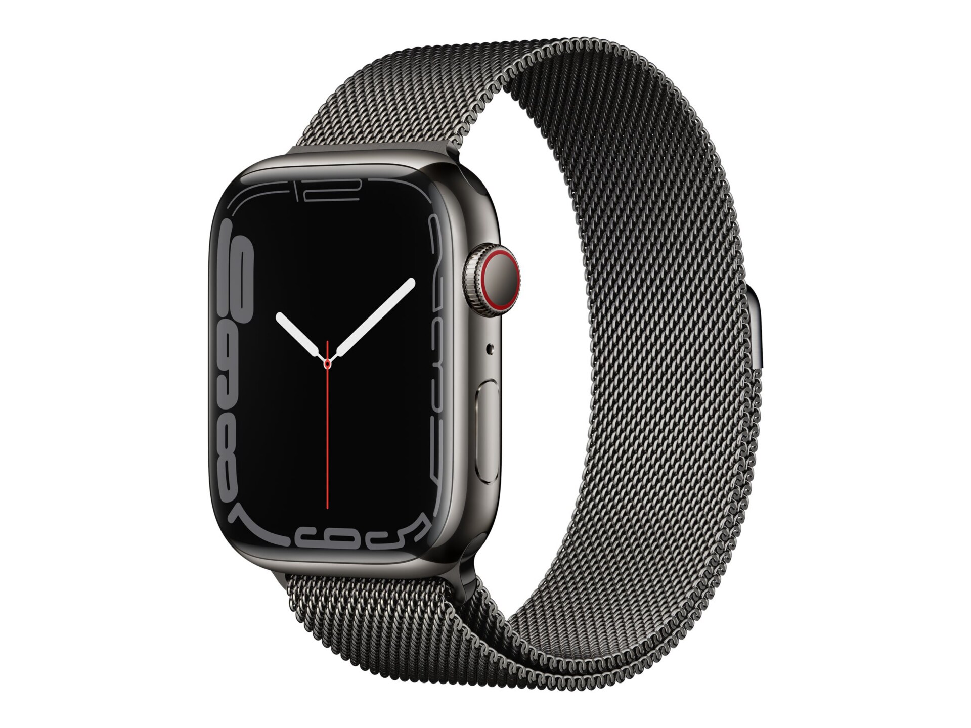 Apple Watch Series 7 (GPS + Cellular) - graphite stainless steel - smart wa