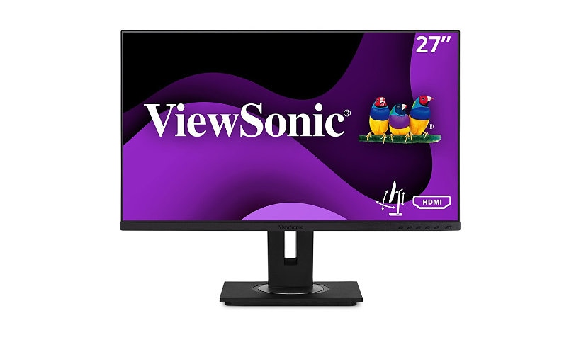 ViewSonic Ergonomic VG2748a - 1080p IPS Monitor with HDMI, DisplayPort, USB, VGA, and 40 Degree Tilt - 250 cd/m² - 24"
