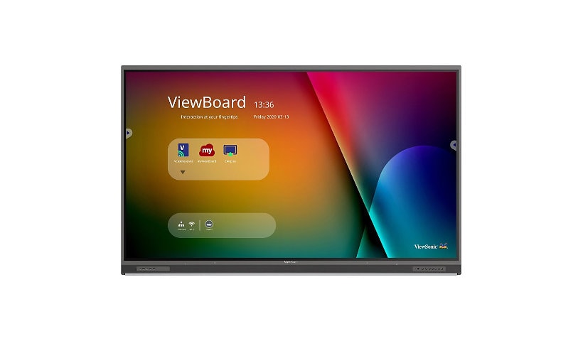 ViewSonic ViewBoard IFP8652-1C - 4K UHD Interactive Display with Integrated Software, 65W USB C, RJ45 - 400 cd/m2 - 86"
