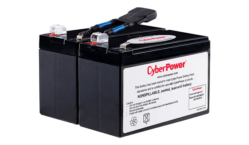 CyberPower RB1290X2B - UPS battery - lead acid - 9 Ah