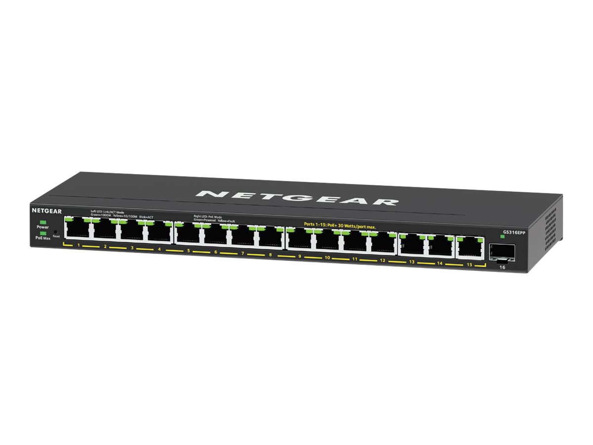 NETGEAR GS308E 8-port Gigabit Ethernet switch with network