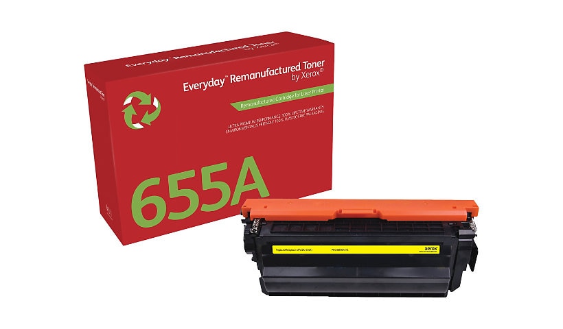 Everyday - yellow - compatible - toner cartridge (alternative for: HP 655A, HP CF452A)