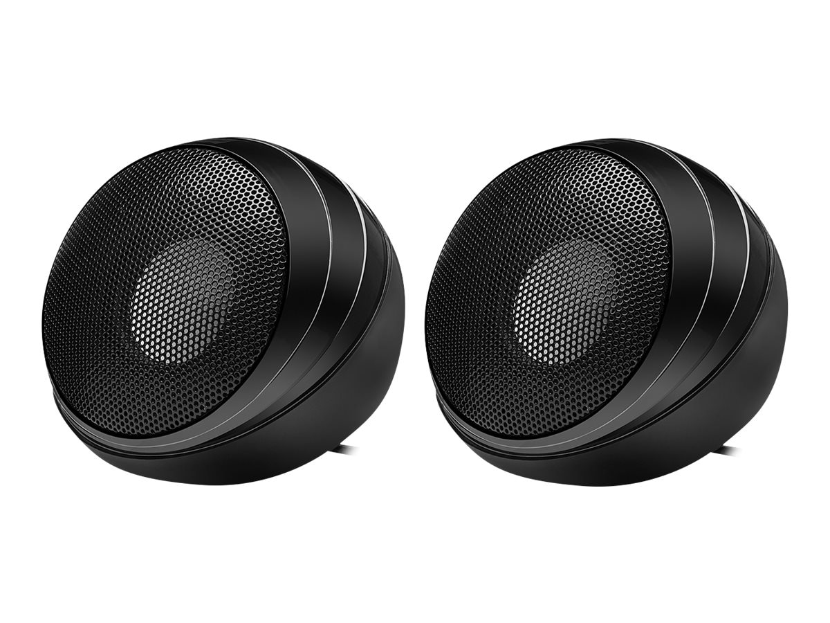 Adesso Xtream S4 2,0 Portable Speaker System - 10 W RMS - Black