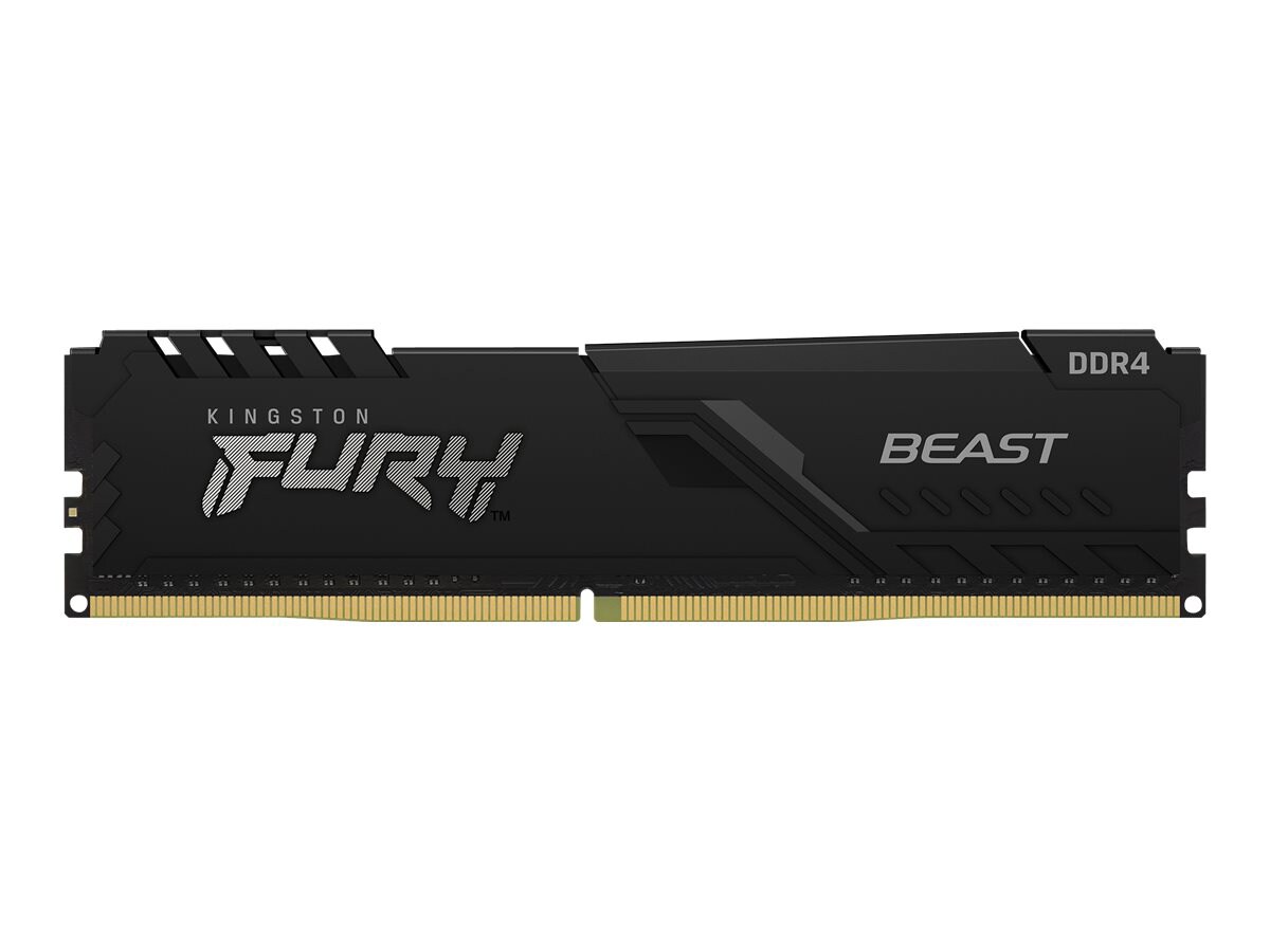 Kingston FURY Beast - DDR4 - kit - 16 Go: 2 x 8 Go - DIMM 288 broches - 3200 MHz / PC4-25600 - mémoire sans tampon