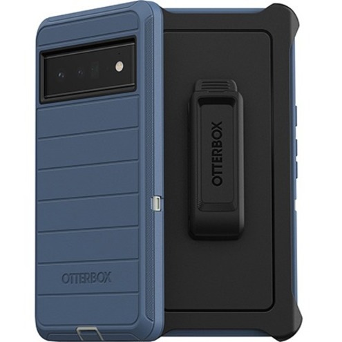 OtterBox Defender Series Pro Rugged Carrying Case (Holster) Google Pixel 6 Pro Smartphone - Fort Blue