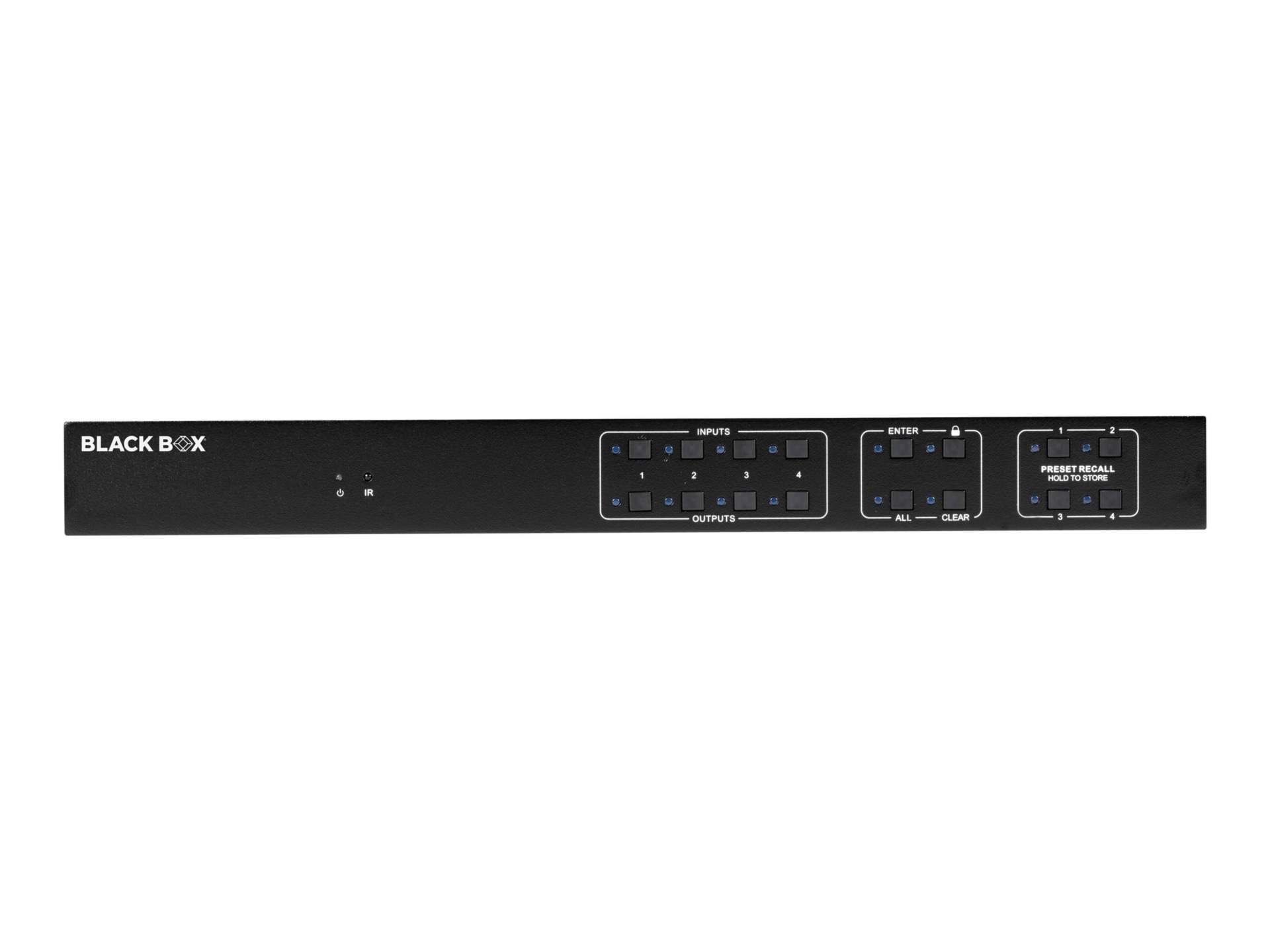 Black Box Video Matrix Switcher - HDMI 2.0,4x4