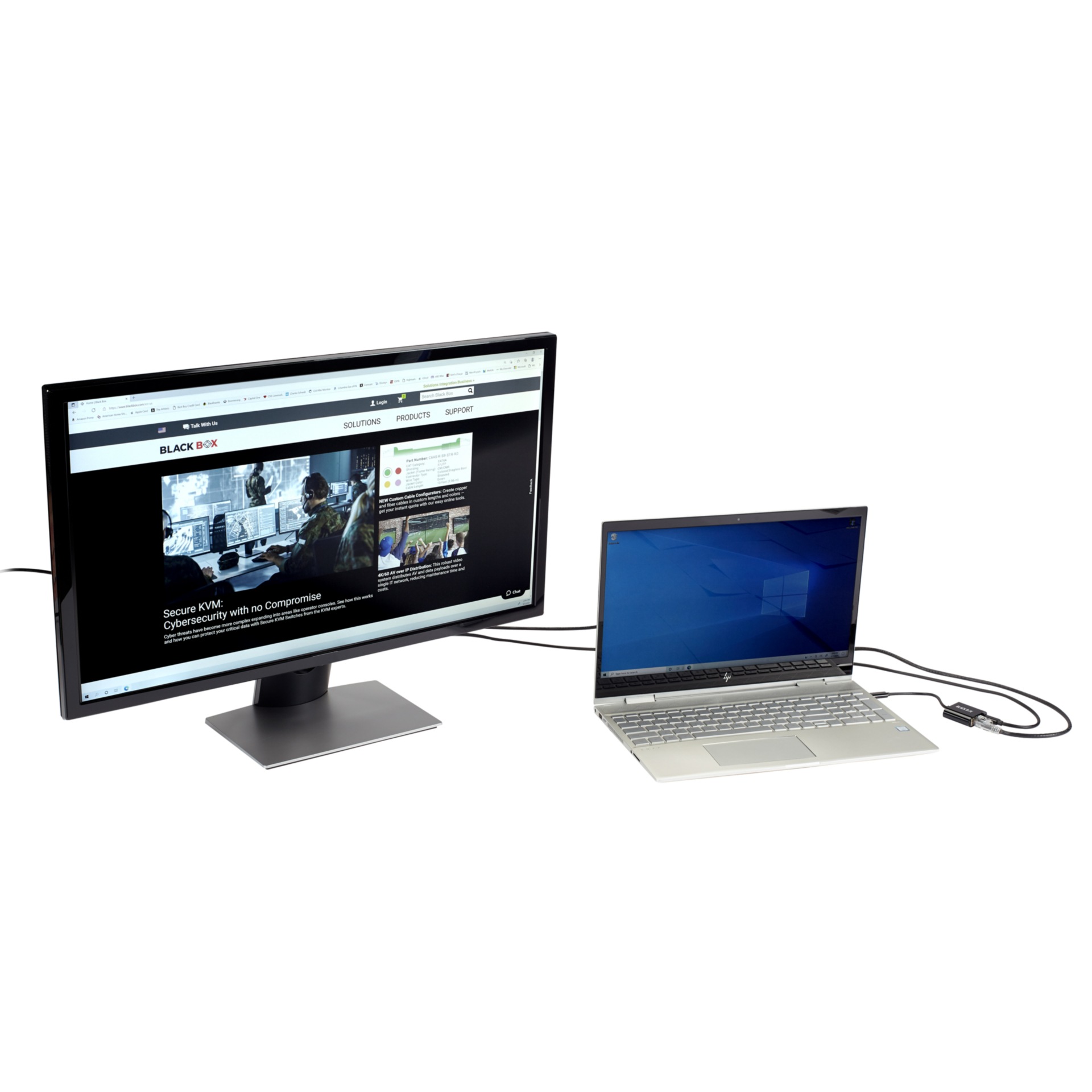 Thumbnail 3 of 3 for Black Box - network adapter - USB-C / Thunderbolt 3 - Gigabit Ethernet