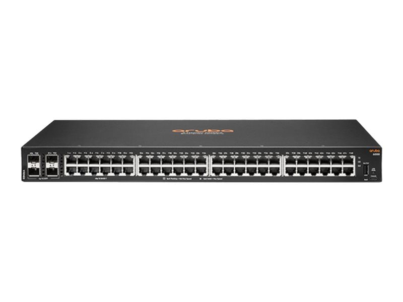 HPE Aruba 6000 48G 4SFP Switch - switch - 48 ports - managed - rack-mountab