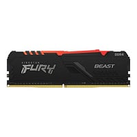 Kingston FURY Beast RGB - DDR4 - kit - 32 GB: 2 x 16 GB - DIMM 288-pin - 36