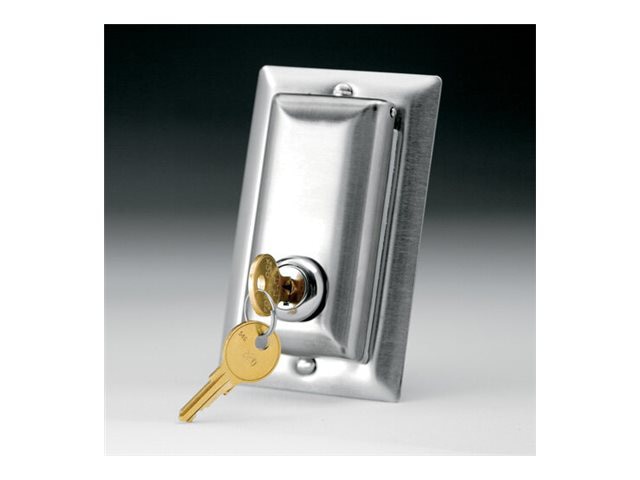 Da-Lite switch key locking coverplate