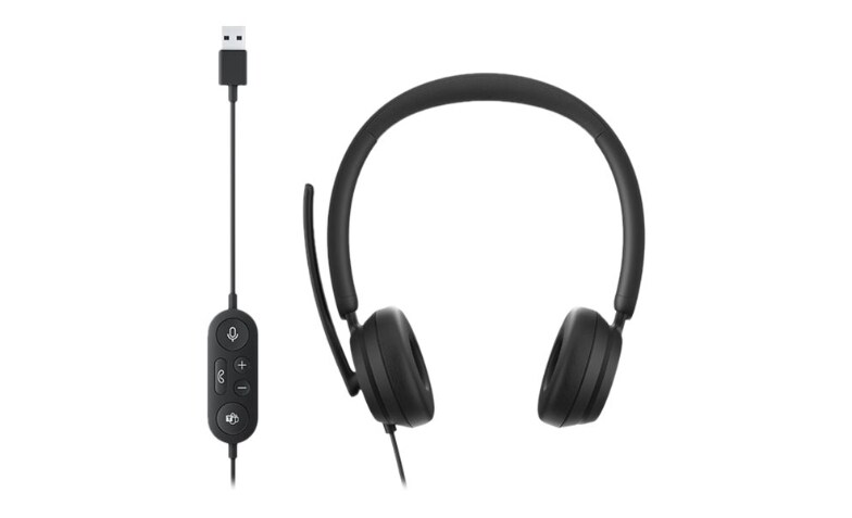 Microsoft Modern USB-C Headset - headset - I6P-00008 - Wired Headsets 