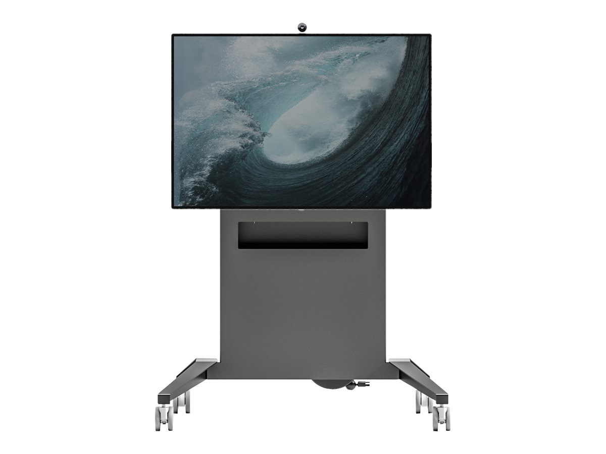 Salamander FPS Series FPS1/FH/MS/GG Fixed Height Mobile Stand cart - for interactive flat panel / touchscreen - graphite