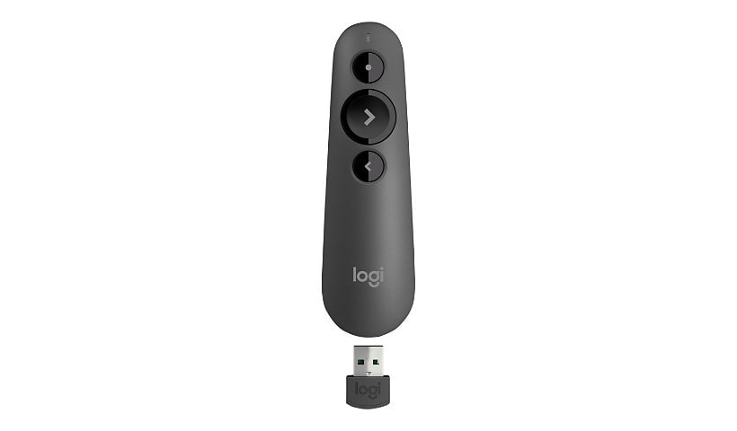 Logitech R500 presentation remote control - graphite