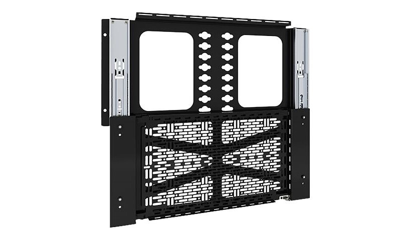 Chief Proximity Component Storage Slide-Lock Panel For AV Systems - Black