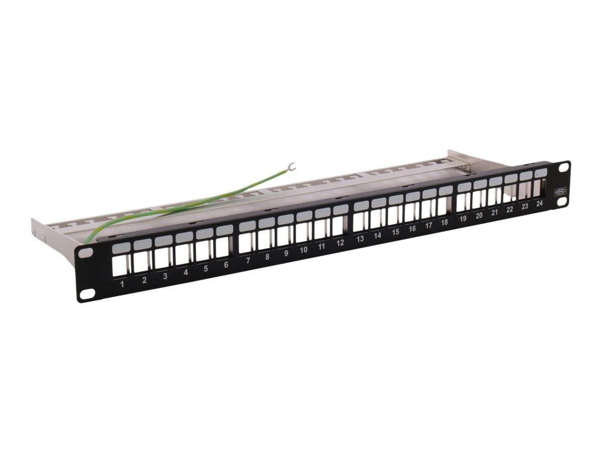 Hubbell HPJS24 - patch panel - 1U - 19"