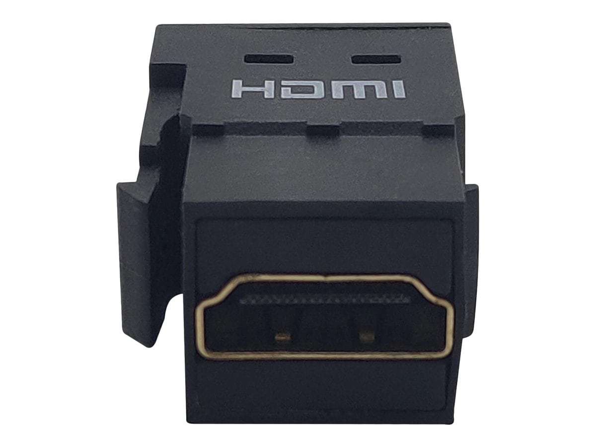 Tripp Lite HDMI Keystone/Panel-Mount Coupler (F/F) - 8K 60 Hz, Black - HDMI coupler - TAA Compliant
