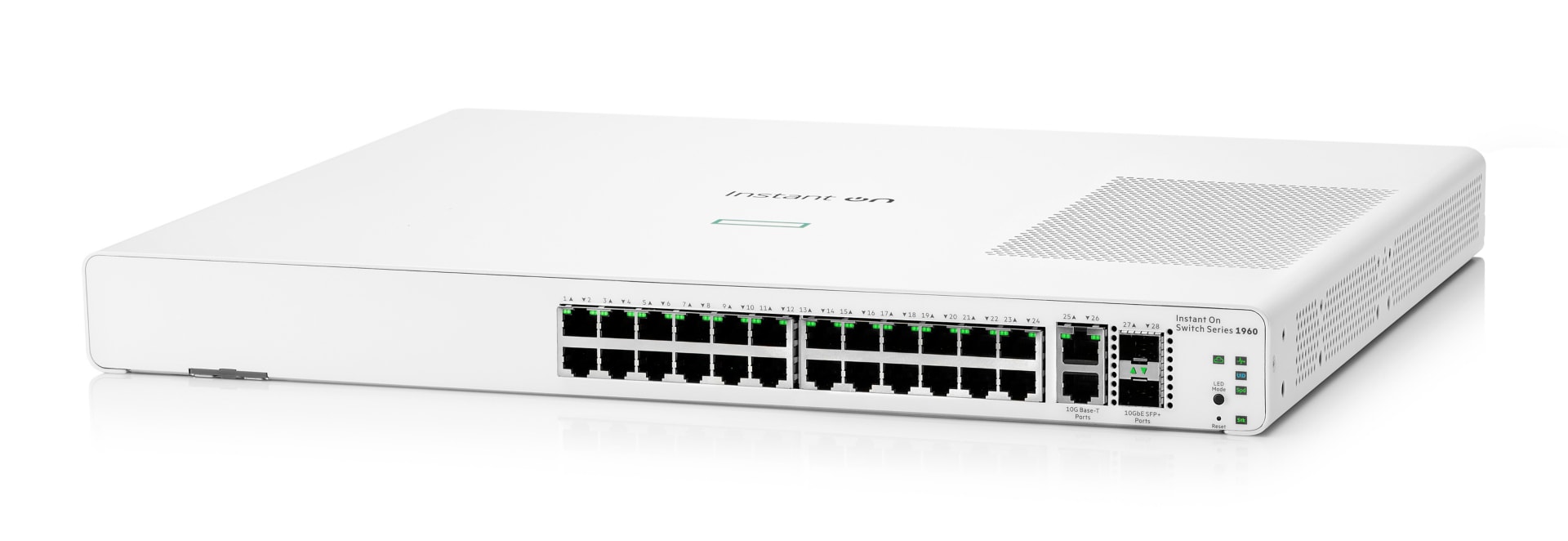 HPE HPE Networking Instant On 1960 24G 2XGT 2SFP+ Switch - switch - 24 ports - managed - rack-mountable