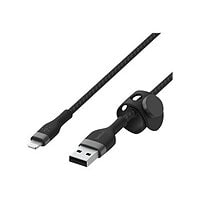 Belkin BoostUp Charge PRO Flex 6ft USB-A to Lightning Silicone Cable -Black
