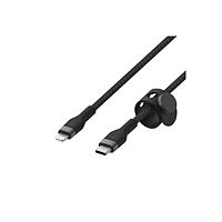 Belkin BoostUp Charge PRO Flex 6ft USB-C to Lightning Silicone Cable Black