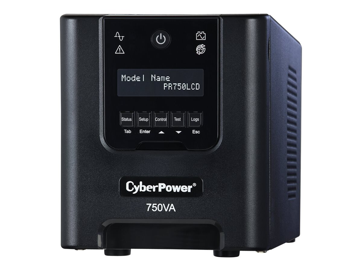 CyberPower Smart App Sinewave PR750LCDN - onduleur - 525 Watt - 750 VA