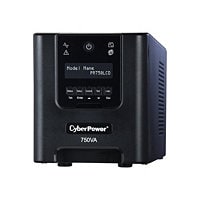 CyberPower Smart App Sinewave PR750LCDN - onduleur - 525 Watt - 750 VA