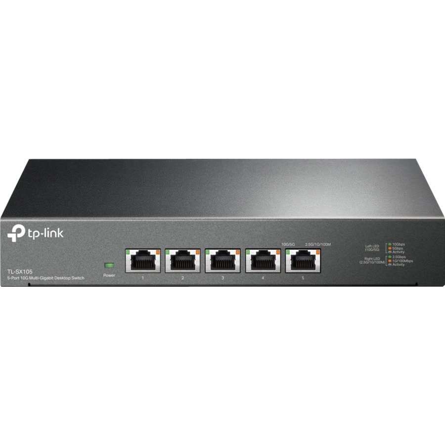 TP-Link TL-SX105 - 5 Port 10G/Multi-Gig Unmanaged Ethernet Switch