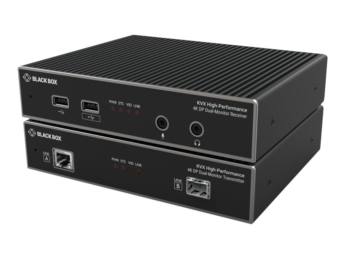 Black Box KVXHP-400 - KVM / audio / serial / USB extender - RS-232, USB 2.0