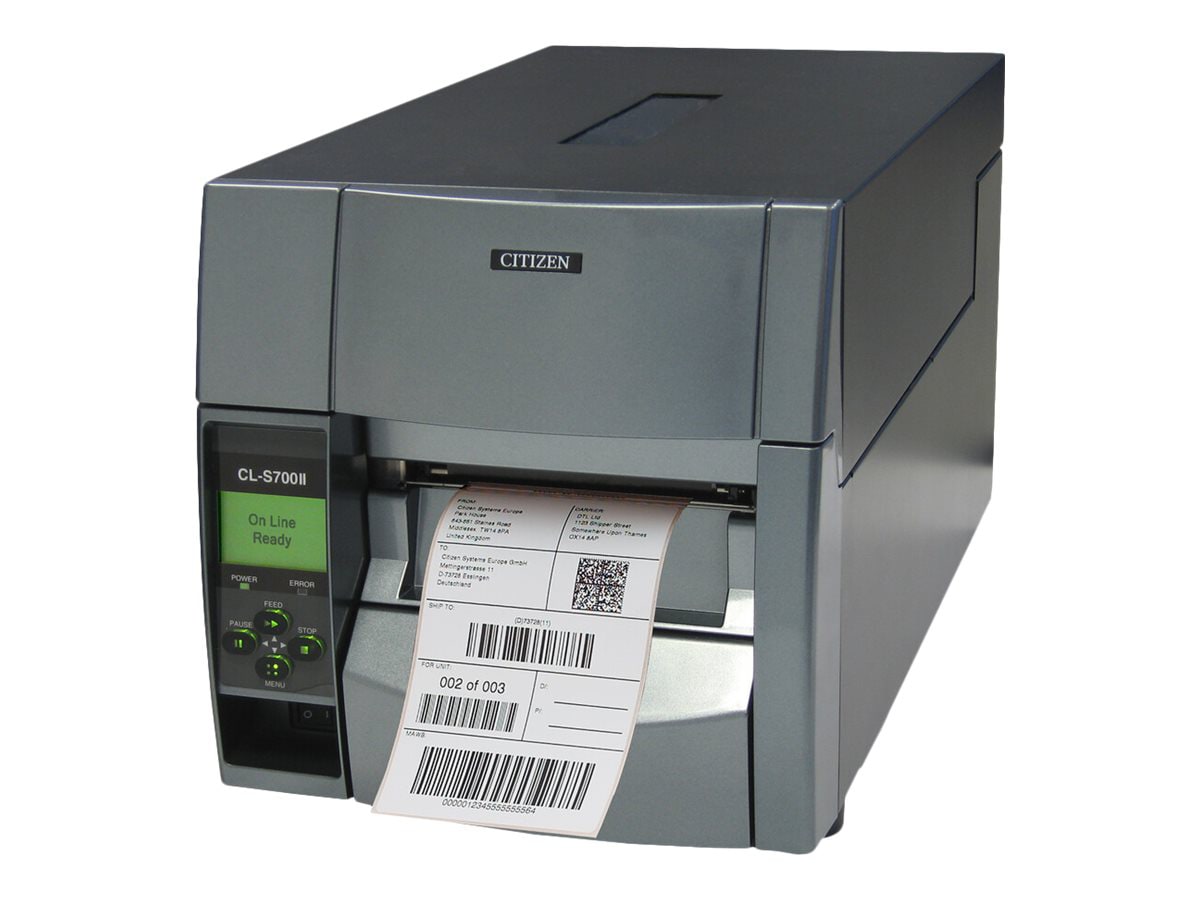 menneskemængde Kenya kvarter Citizen CL-S700II - label printer - B/W - direct thermal / thermal transfer  - CL-S700II-EPU - Thermal Printers - CDW.com