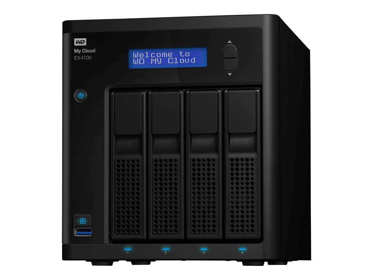 WD My Cloud EX4100 WDBWZE0560KBK - NAS server - 56 TB