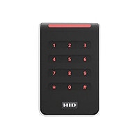 HID Signo 40K - access control terminal with keypad - black bezel with silv