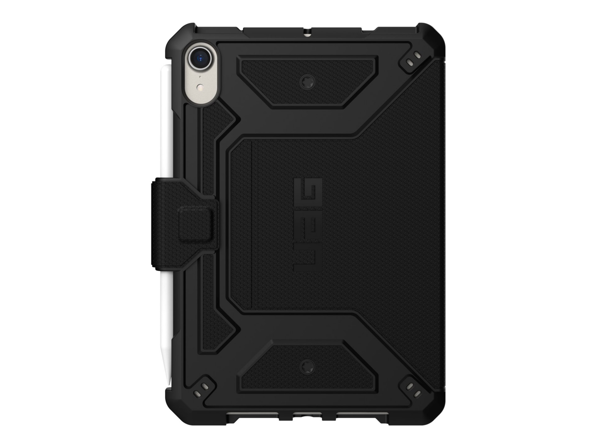UAG Rugged Case for iPad Mini (6th Gen, 2021) [8.3-inch] - Metropolis Black - flip cover for tablet