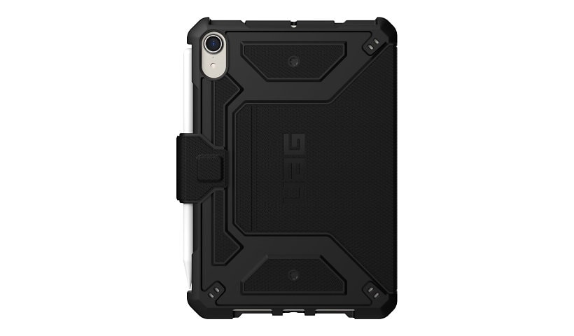 UAG Rugged Case for iPad Mini (6th Gen, 2021) [8.3-inch] - Metropolis Black - étui à rabat pour tablette