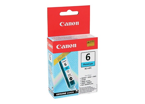 Canon BCI-6PC Photo Cyan InkJet Cartridge 
