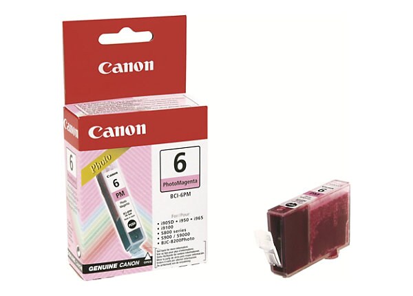 Canon BCI-6PM Photo Magenta InkJet Cartridge
