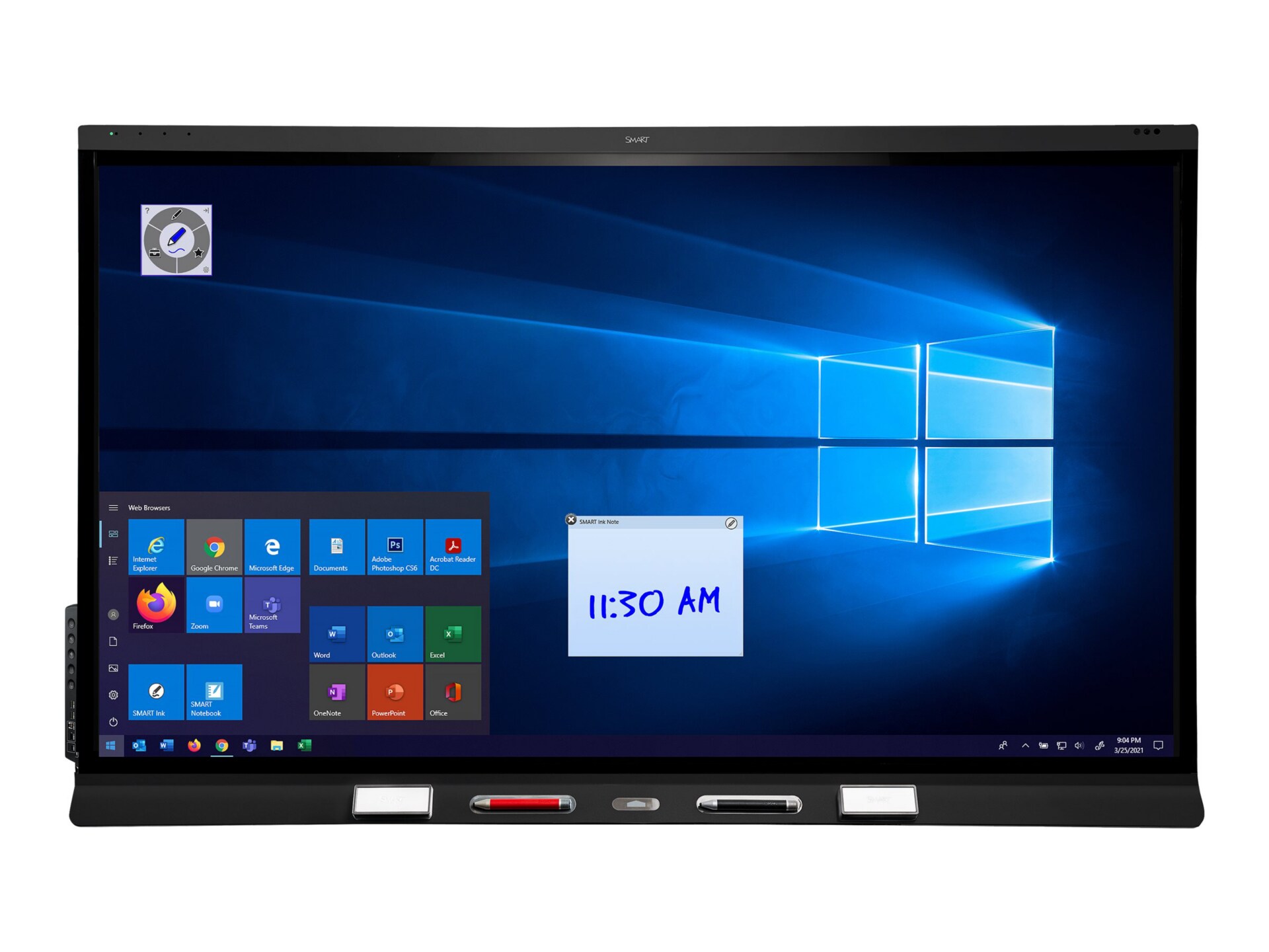 SMART Board 6000S (V3) Pro series with iQ SBID-6275S-V3-P 75" LED-backlit LCD display - 4K - for interactive