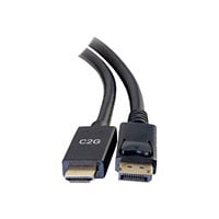 C2G 10ft 4K DisplayPort to HDMI Adapter Cable - Audio/Video - M/M - adapter