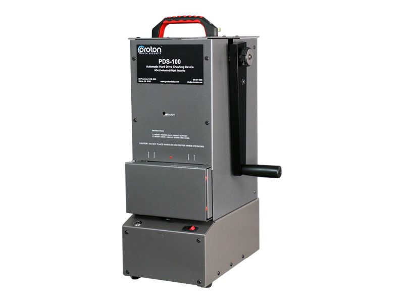 Proton PDS-100 - hard drive destroyer