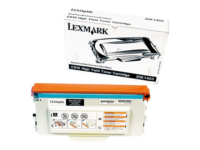 Lexmark C510 High Yield Black Toner Cartridge
