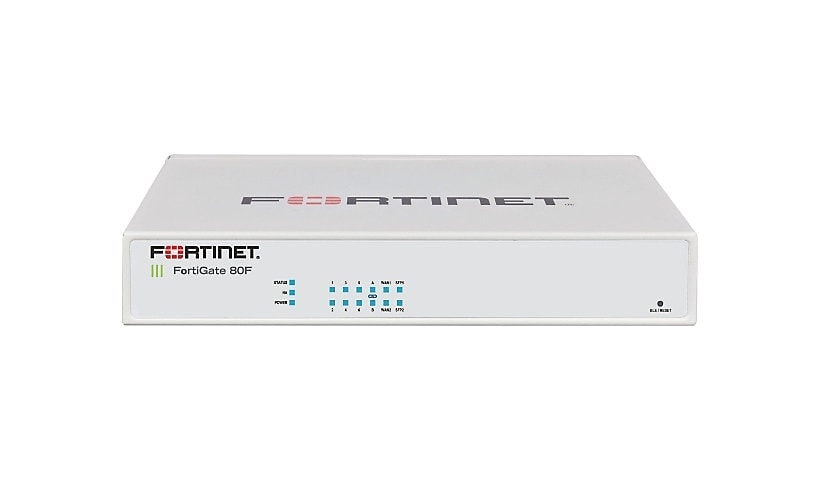 Fortinet FortiGate 80F-POE - security appliance - with 3 years 24x7 FortiCare Support + 3 years FortiGuard Unified