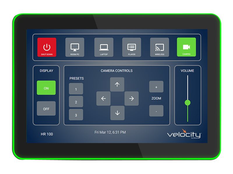 Atlona Velocity VTPG-1000VL - touch panel with gateway - All-In-One - black