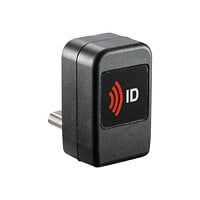 RF IDeas WAVE ID Nano Keystroke HID iCLASS SE & Seos Black Vertical USB-C R