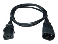 Zebra - power cable - IEC 60320 C14 to IEC 60320 C13 - 3.3 ft