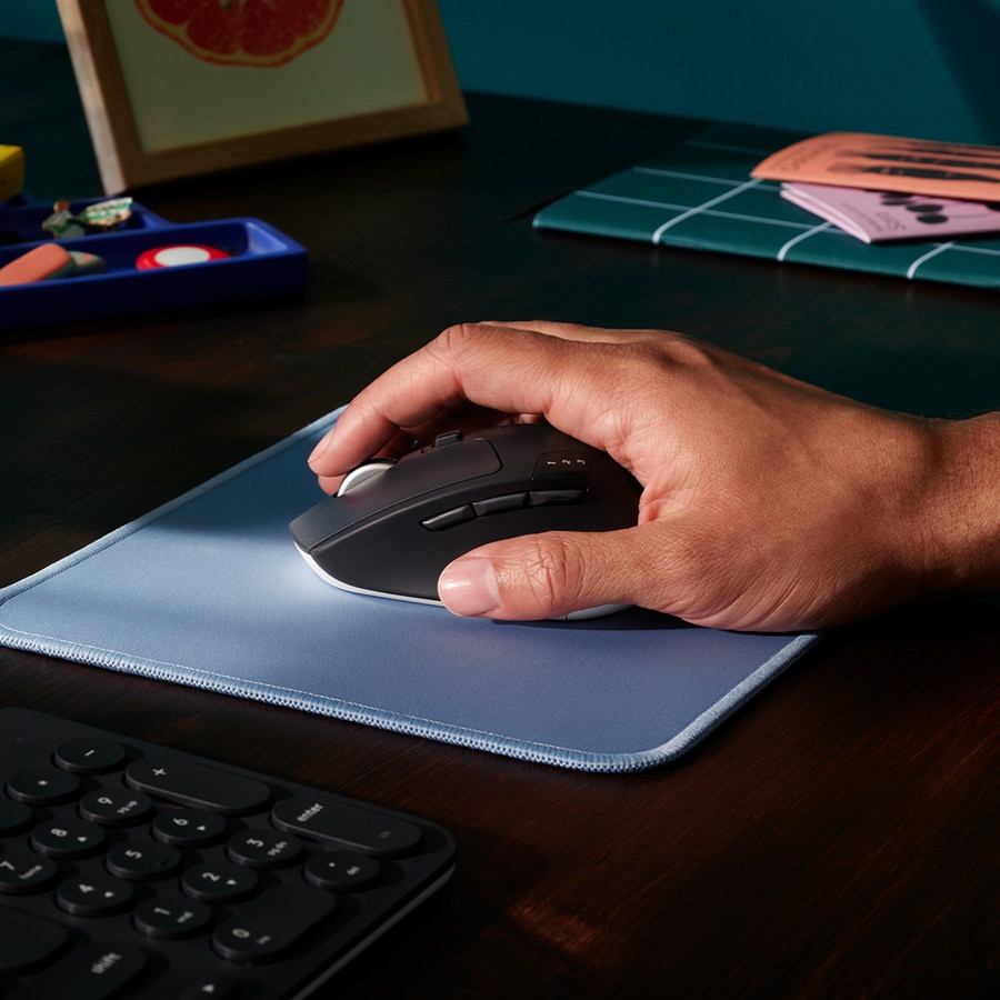 Thumbnail 3 of 10 for Logitech Studio Series mouse pad - anti-slip rubber base, easy gliding, spill-resistant surface