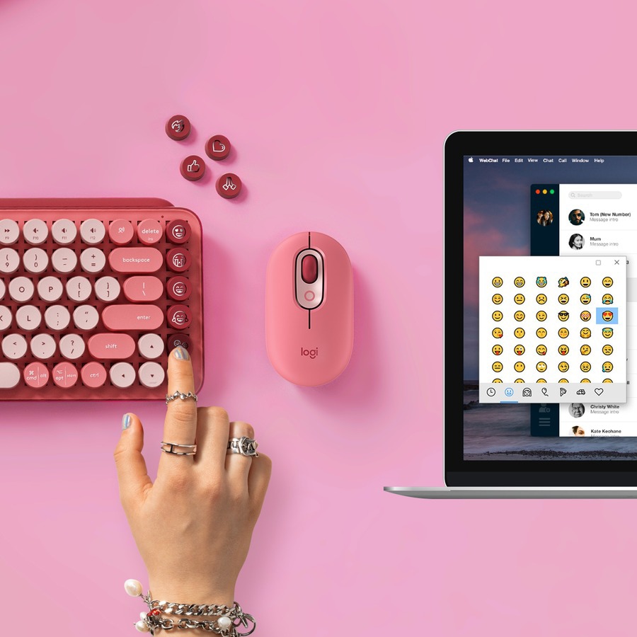 Thumbnail 4 of 10 for Logitech POP Keys - keyboard - heartbreaker