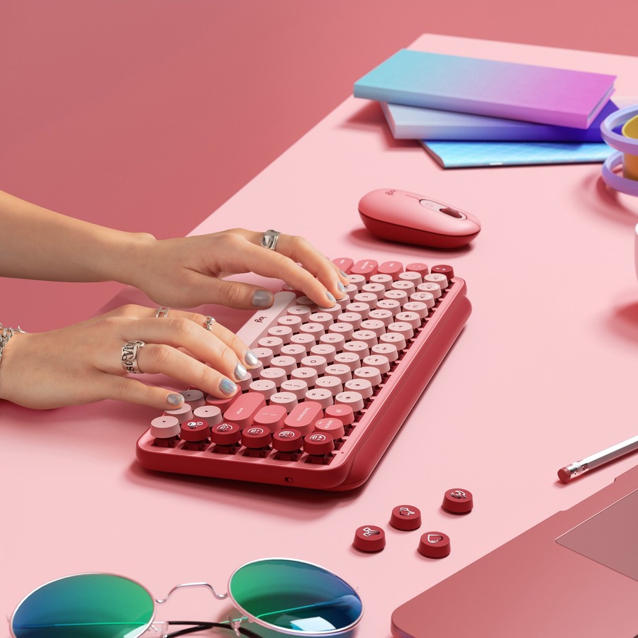 Thumbnail 5 of 10 for Logitech POP Keys - keyboard - heartbreaker
