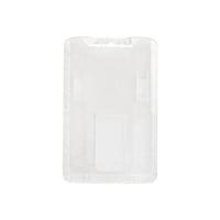 Brady People ID name badge holder - for 2.13 in x 3.37 in - frosted (pack of 50)