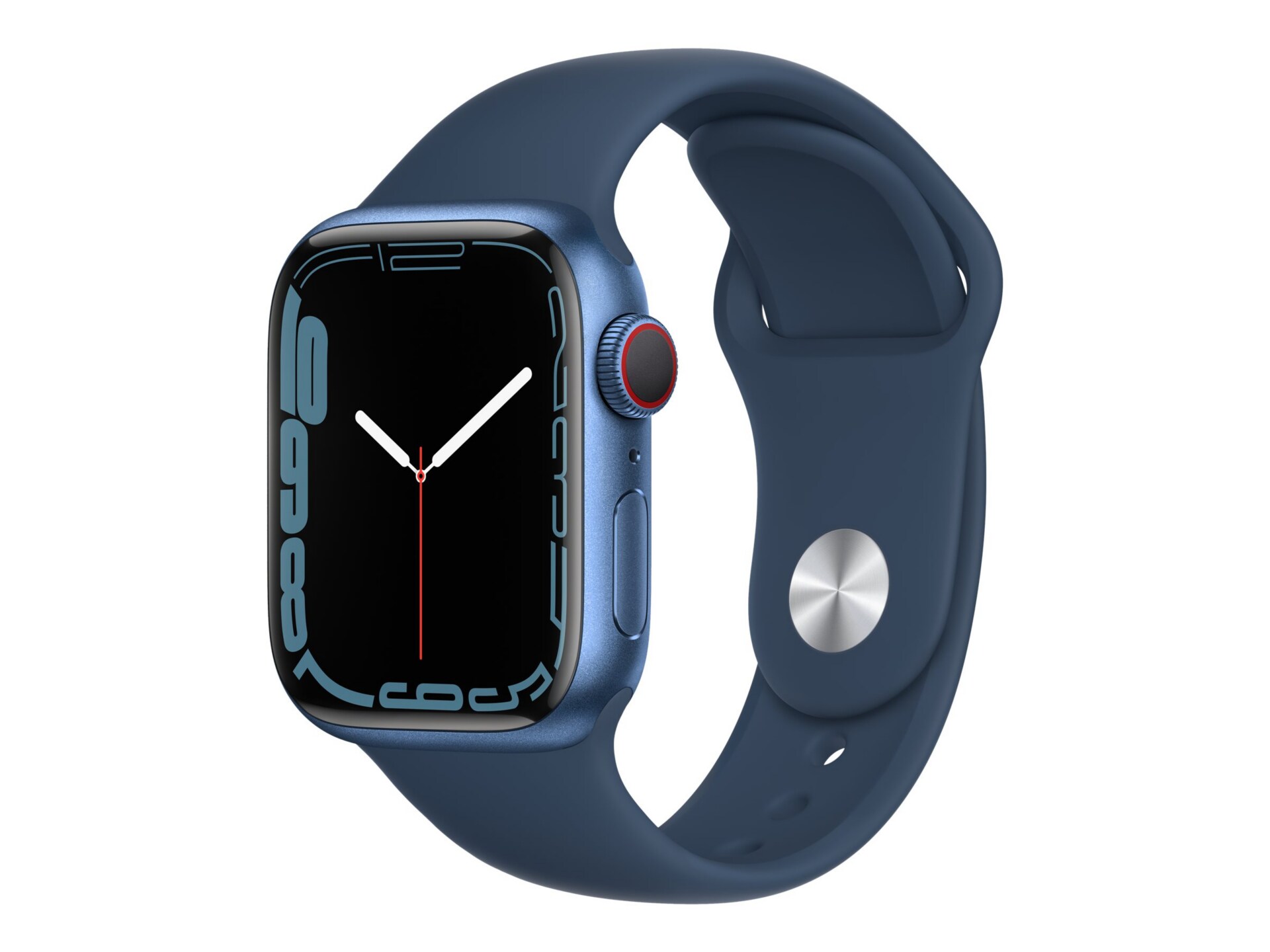 Apple Watch Series 7 (GPS + Cellular) - blue aluminum - smart watch with sp