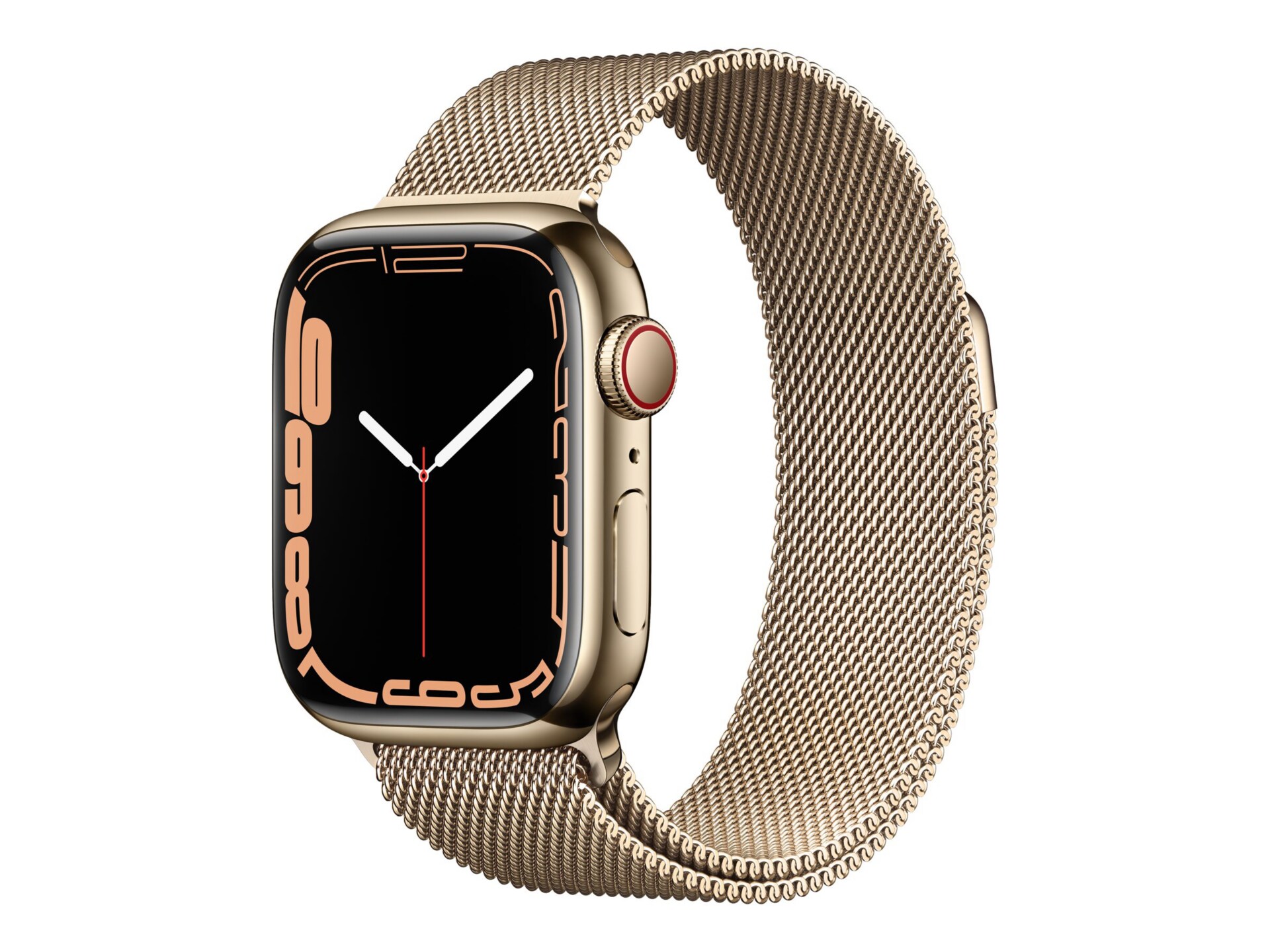 Apple Watch Series 7 (GPS + Cellular) - gold stainless steel - smart watch