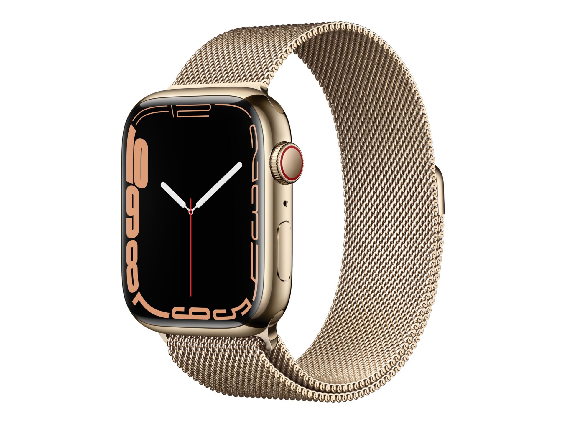 Apple Watch Series 7 (GPS + Cellular) - gold stainless steel - smart watch